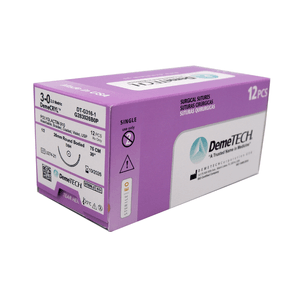 Hình ảnh của Chỉ phẫu thuật tự tiêu polyglactin 910 DemeTech DemeCRYL số 3-0