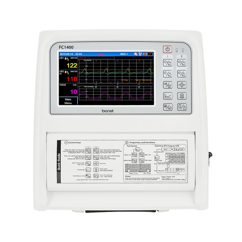 Hình ảnh của Monitor sản khoa theo dõi song thai Bionet FC1400
