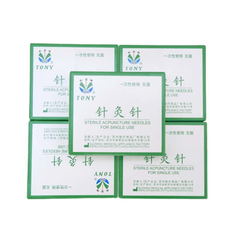 Hình ảnh của Kim châm cứu vô trùng dạng vỉ cán đồng các số Tony