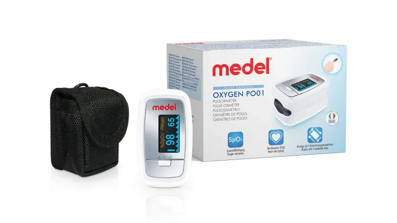 Hình ảnh của Máy đo độ bão hòa oxy máu cao cấp Medel OXYGEN PO01