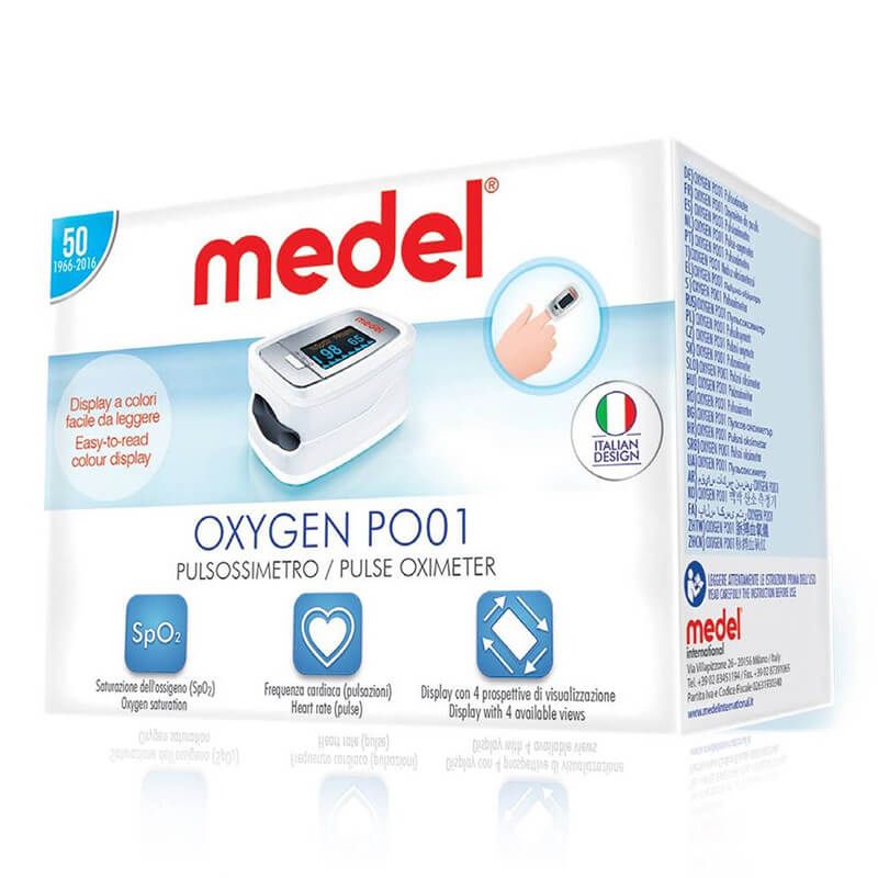 Hình ảnh của Máy đo độ bão hòa oxy máu cao cấp Medel OXYGEN PO01