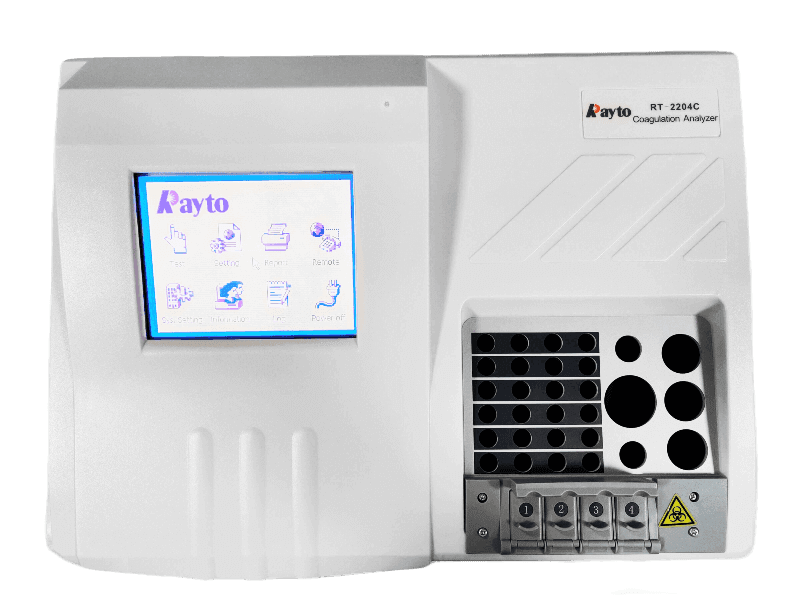 Hình ảnh của Máy xét nghiệm đông máu bán tự động tiết kiệm hóa chất và mẫu Rayto RT-2204C