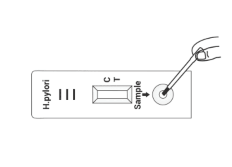 Hình ảnh của Test nhanh chẩn đoán dạ dày HP dạng khay, Biorex (OC)