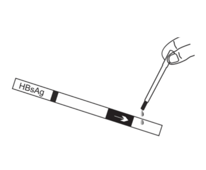 Hình ảnh của Test nhanh chẩn đoán viêm gan B (HBsAg) dạng que, Biorex (OC)