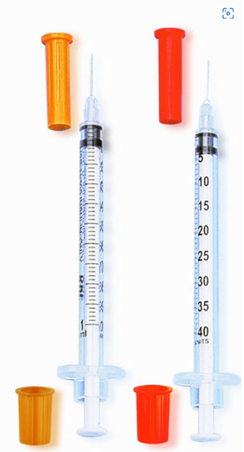 Picture of Bơm tiêm tiểu đường insulin 1ml 40ul 30G,Trustmed