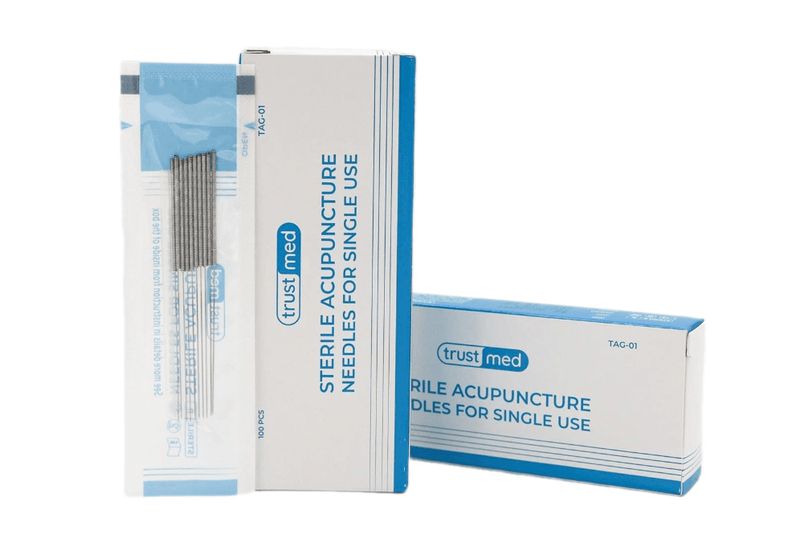 Hình ảnh của Kim châm cứu thép dạng gói số 10, kích thước (0,3mmx75mm),Trustmed